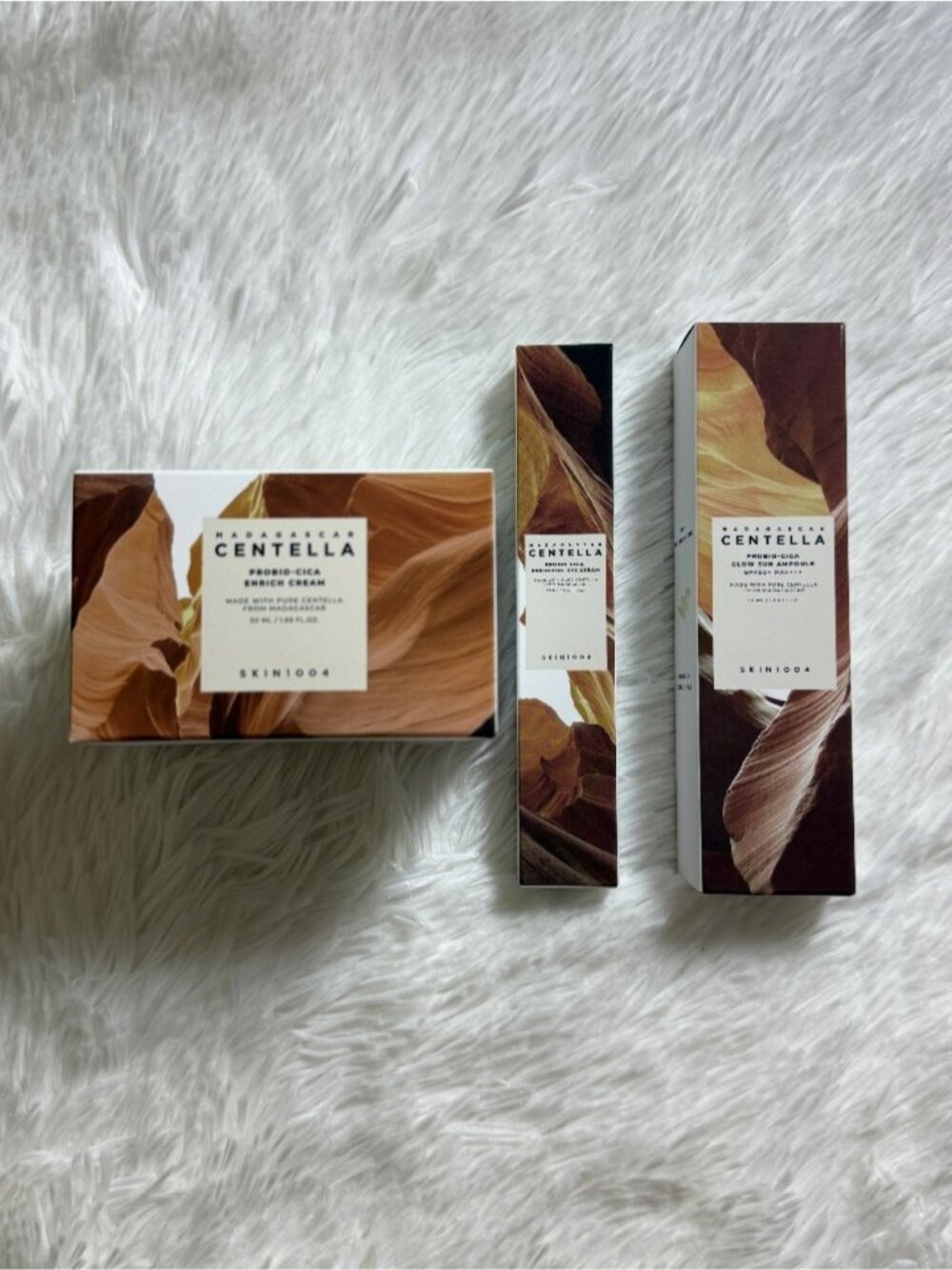 SKIN1004 Madagascar Centella Probio-Cica Cream, Eye Cream, SPF Trio